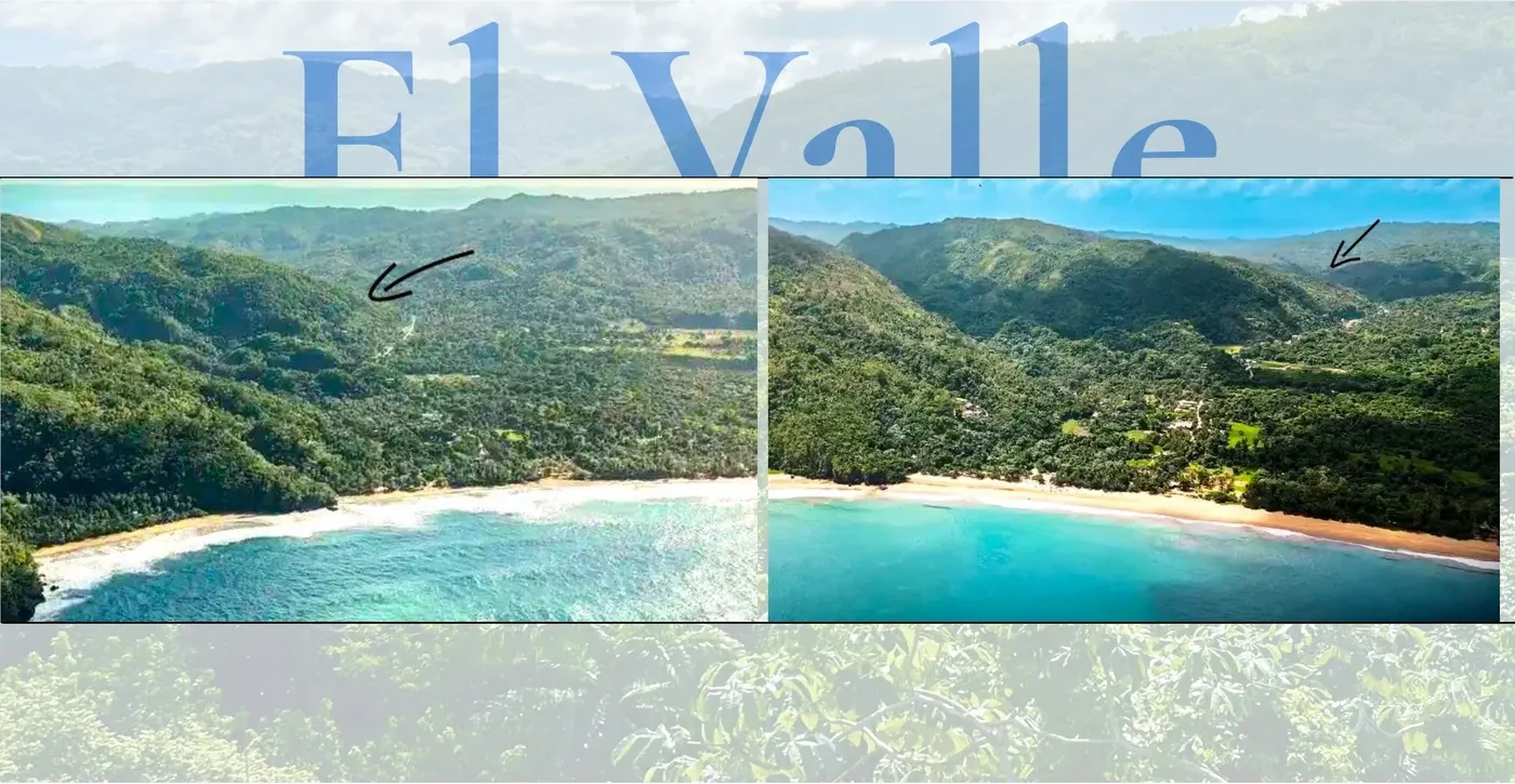 El Valle bay and valley